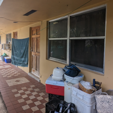 Property porch on Riverside Drive, Fort Lauderdale